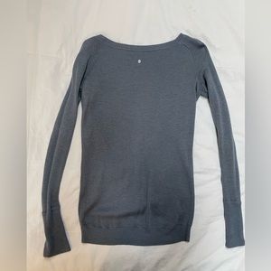 Lululemon cashmere reversible boatneck sweater